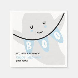 SERVILLETA DE PAPEL TRATAMIENTO DE NIÑOS CUTE GHOST BOO HALLOWEEN