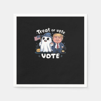 Servilleta De Papel Tratar O Votar, Tocante Trumpkin, Gráfico De Hallo