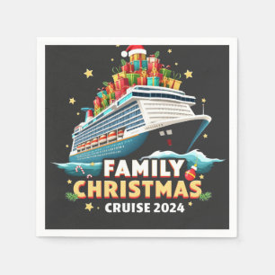 Servilleta De Papel Travesía de Navidades familiares de crucero 2024