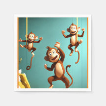 traviesa familia de monos
