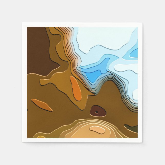 SERVILLETA DE PAPEL TRAYECTO DE MONTAÑA (Anverso)