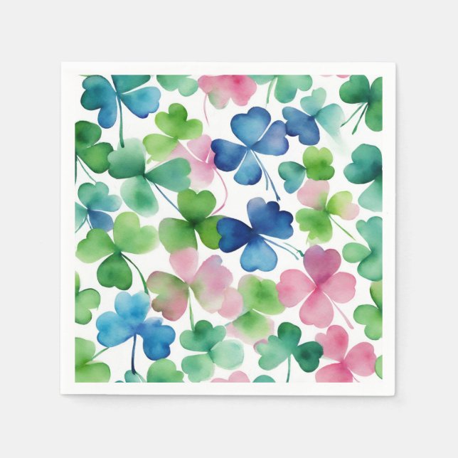 Servilleta De Papel Trébol (Anverso)