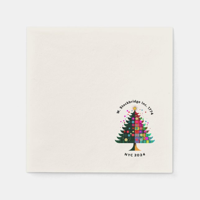 Servilleta De Papel Treemazing Stockbridge 2024 Memorial Paper Napkin (Anverso)