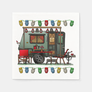 Servilleta De Papel Trek Travel Pods RV feliz campista