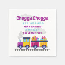 Tren a Chugga Choo Personalizado Cualquier cumplea