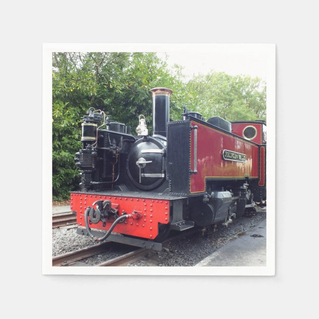 SERVILLETA DE PAPEL TREN DE VAPOR (Anverso)