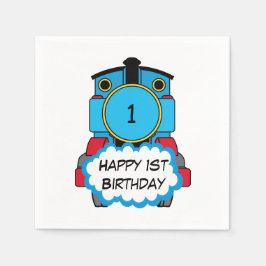 Servilleta De Papel Tren Napkins Happy Birday