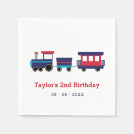 Servilleta De Papel Tren niños Napkins de papel de cumpleaños
