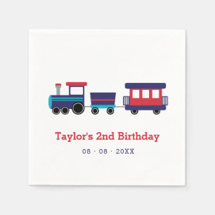 Servilleta De Papel Tren niños Napkins de papel de cumpleaños