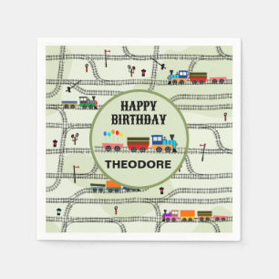 Servilleta De Papel Tren y seguimiento para niños de ferrocarril Papel