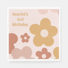 Servilleta De Papel Trendy Boho Daisies