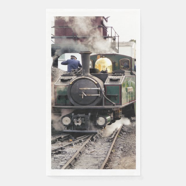 SERVILLETA DE PAPEL TRENES DE VAPOR (Anverso)