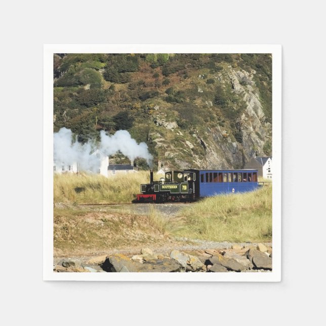 SERVILLETA DE PAPEL TRENES DE VAPOR (Anverso)