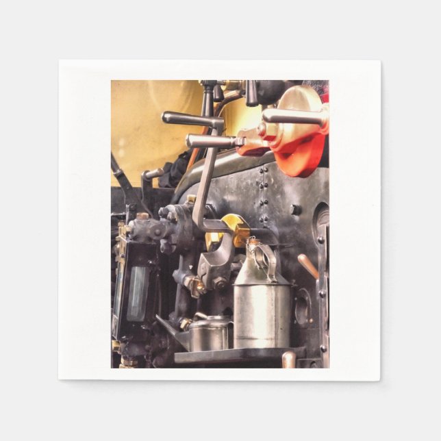 SERVILLETA DE PAPEL TRENES DE VAPOR (Anverso)