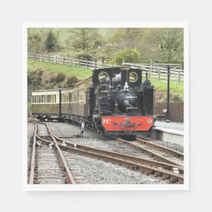 SERVILLETA DE PAPEL TRENES DEL VAPOR