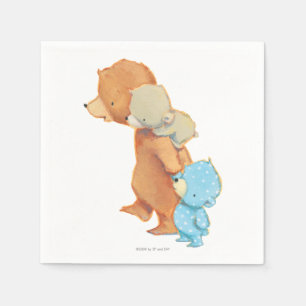 Servilleta De Papel Tres amigos adorables del oso