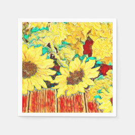 Servilleta De Papel Tres girasoles