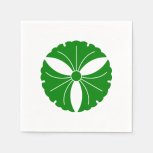 Servilleta De Papel Tres hojas de ginkgo