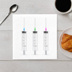 Servilleta De Papel Tres jeringas