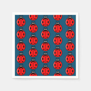 Servilleta De Papel Tres lirios ladybugs - Papel