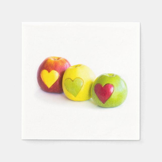 Servilleta De Papel Tres manzanas (Anverso)