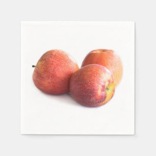 Servilleta De Papel Tres manzanas rojas