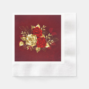 Servilleta De Papel Tres Rosas Joyas