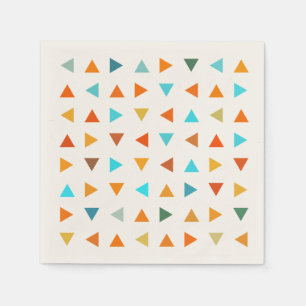 Servilleta De Papel triángulos coloridos