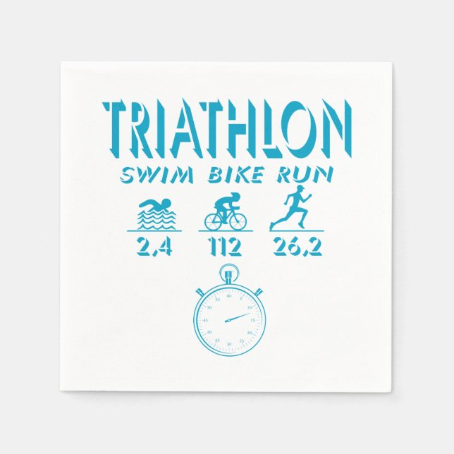 Servilleta De Papel Triatlón (Anverso)