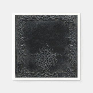 Servilleta De Papel Tribal negra caída