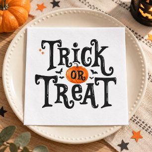 Servilleta De Papel Trick or Treat Halloween