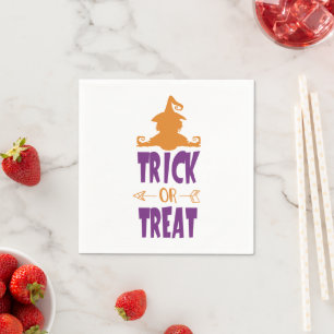 Servilleta De Papel Trick or Treat Halloween