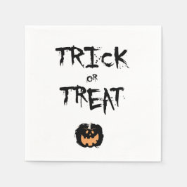 Servilleta De Papel Trick or treat pumpkin