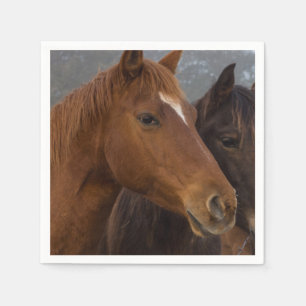 Servilleta De Papel Trillizos de caballos