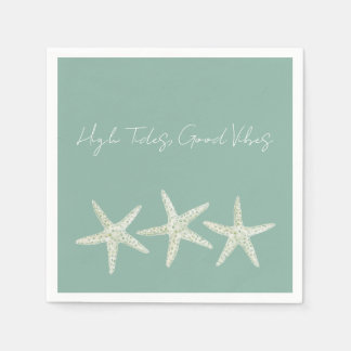 Servilleta De Papel Trío de Estrellas de Mar al Acuarela