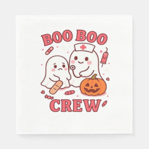 Servilleta De Papel Tripulación de Boo Boo Enfermera Divertida Hallowe