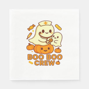 Servilleta De Papel Tripulación de Boo Boo Enfermera Divertida Hallowe
