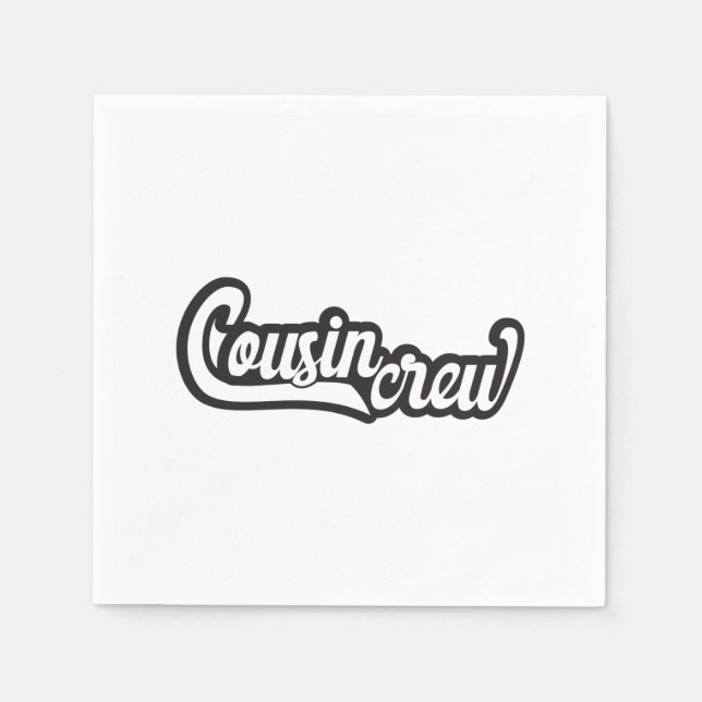 Servilleta De Papel Tripulación de primos (Anverso)