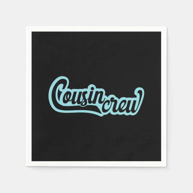 Servilleta De Papel Tripulación de primos (Anverso)