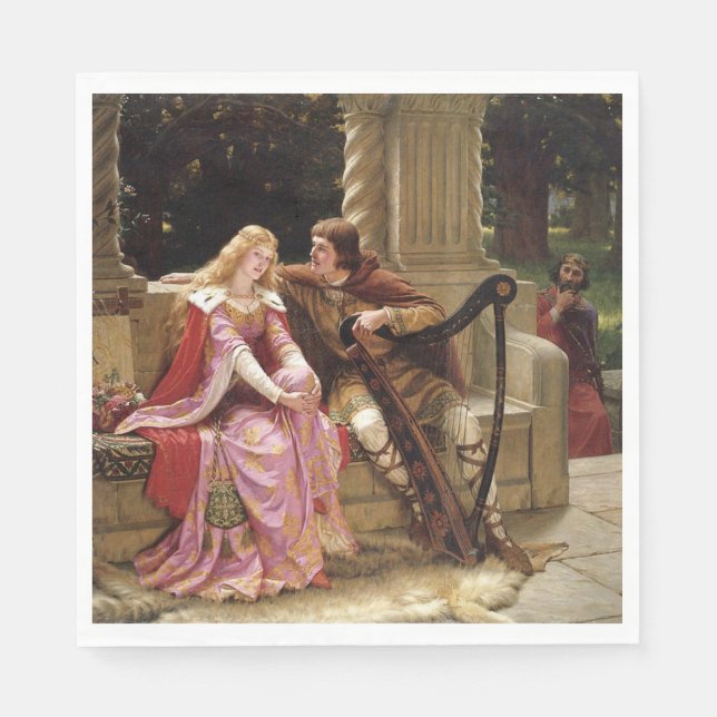 Servilleta De Papel Tristan and Isolde (Romance medieval) (Anverso)