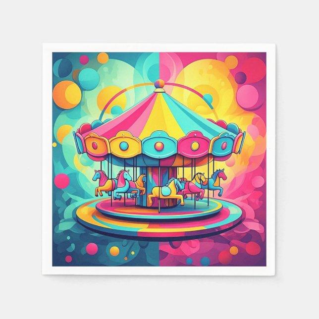 SERVILLETA DE PAPEL " TRISTE MARAVILLA " (Anverso)