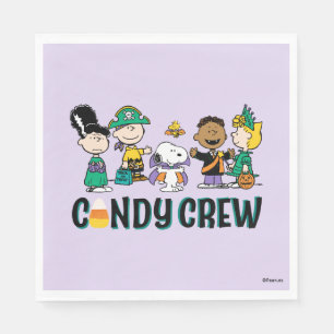 Servilleta De Papel Tropa de Dulces de Peanuts Pandilla de Halloween
