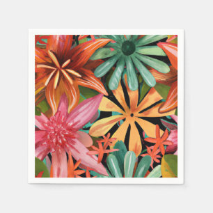 Servilleta De Papel tropical/hawaiano/floral/floral