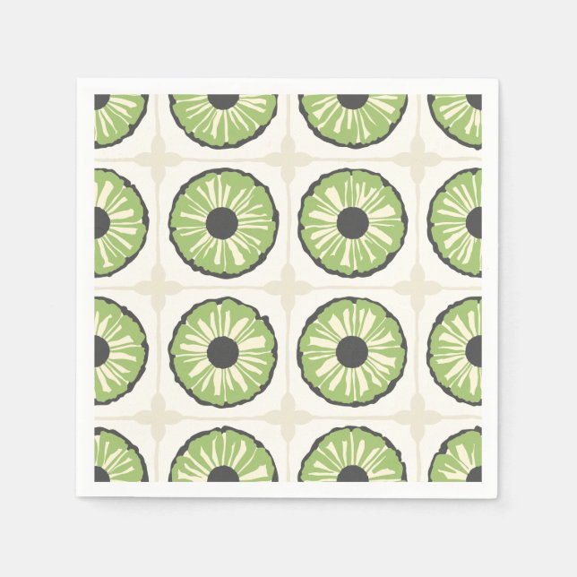 Servilleta De Papel Tropical Slice Leafy Green (Anverso)