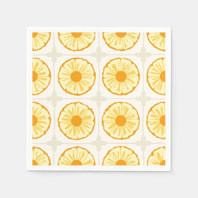 Servilleta De Papel Tropical Slice Sunny Vibe (Anverso)