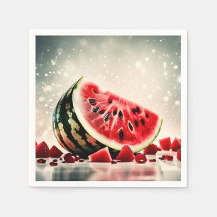 Servilleta De Papel Tropical Watermelon Fruit Slice
