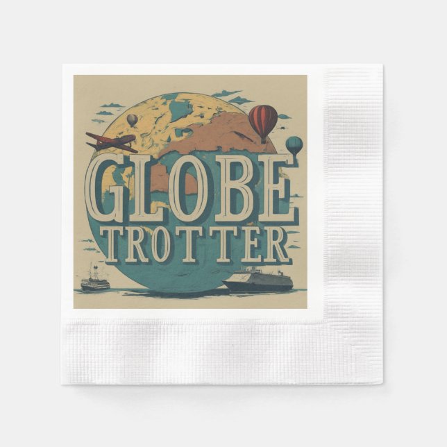 Servilleta De Papel Trotter Globe (Anverso)