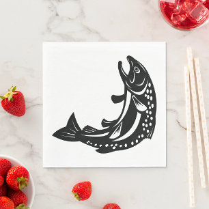 Servilleta De Papel Trout Fish