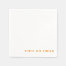¡Truco o vístete! Feliz Halloween Napkin