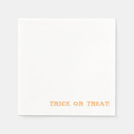 Servilleta De Papel ¡Truco o vístete! Feliz Halloween Napkin